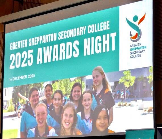 GSSC 2025 Awards Night presentation screen displaying the date 16 December 2025.