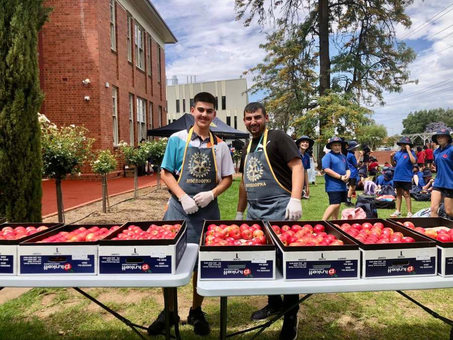Kadir SUT and Hussam Saraf volunteering at the GSSC Year 5 Aspirations Day.