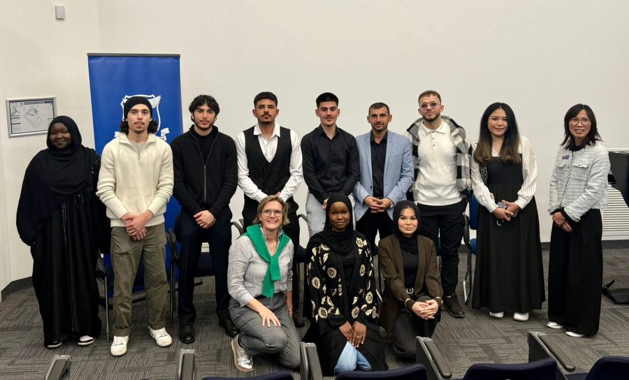 Students, staff and guests together at The Way to Freedom screening.